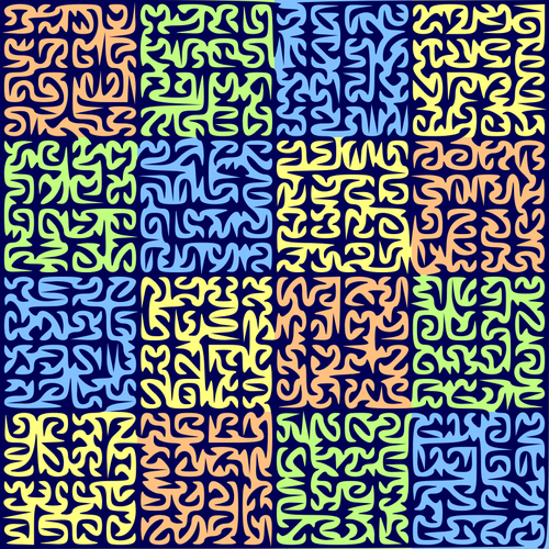 Fraktal labirynt puzzle